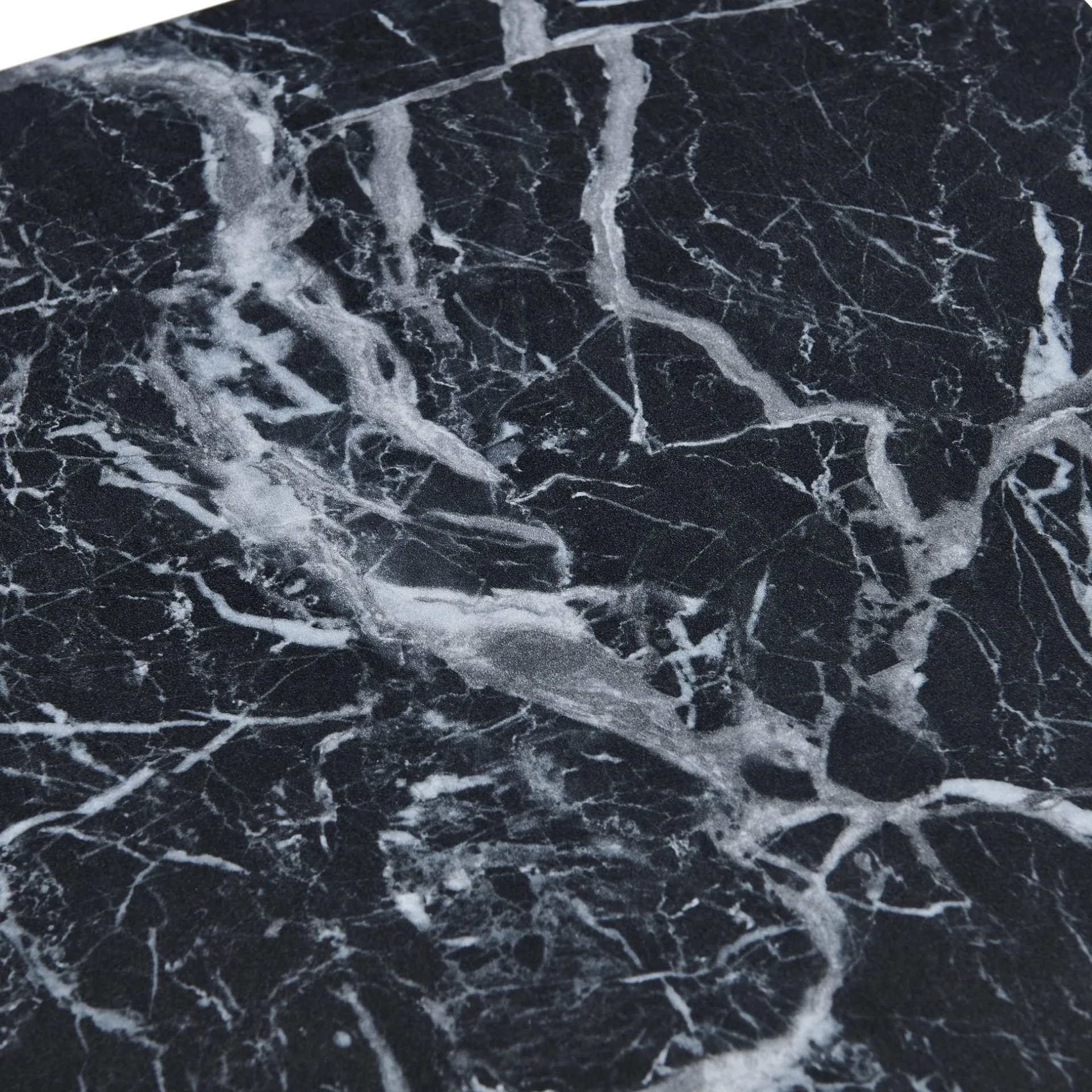 Outlet Nimara Adele - Sæt af sideborde/piedestaler i sort marmorprint