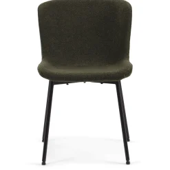 New Nimara Adena spisebordsstol - Grøn Boucle