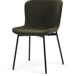 New Nimara Adena spisebordsstol - Grøn Boucle