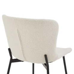 Online Nimara Adena spisebordsstol - Hvidt boucle