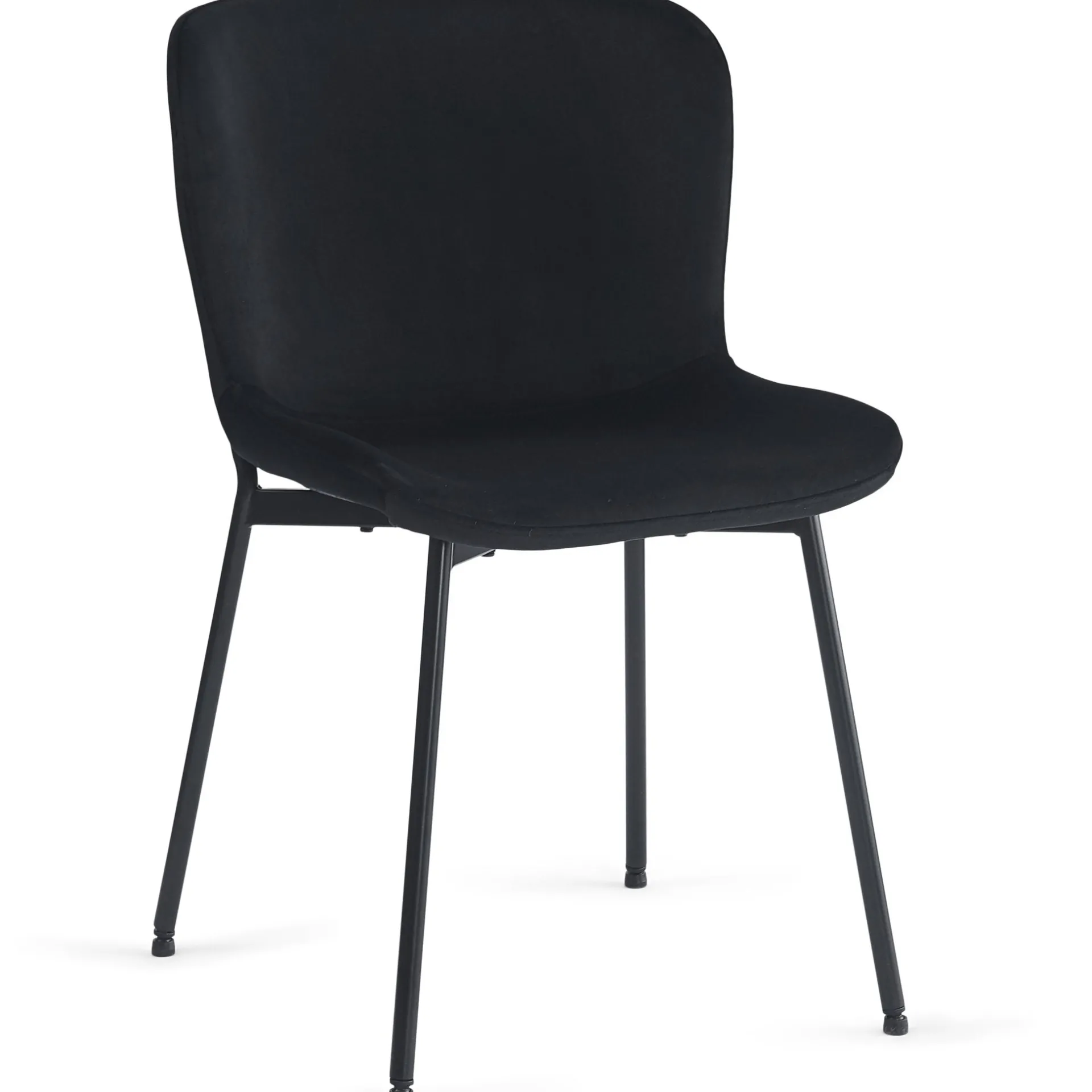 Clearance Nimara Adena spisebordsstol - Sort velour