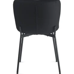 Clearance Nimara Adena spisebordsstol - Sort velour