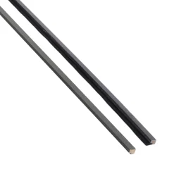 Clearance Nimara Afslutningslister til Akustikpaneler i sort egetræsfiner 2400x45x18 mm -  Højre & venstre