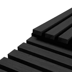 Best Nimara Akustikpanel i sort egetræsfiner 2400x520x18 mm