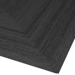 Nimara Alex tæppe - Sort jute 135x65