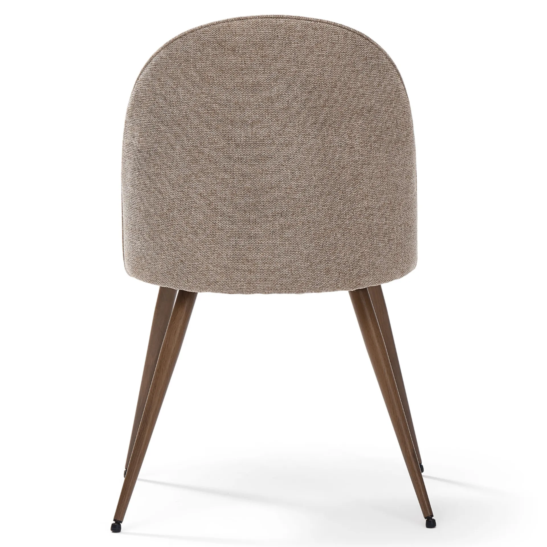 Online Nimara Annika spisebordsstol - sand tekstil med røget egelook