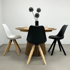 Clearance Nimara Aria spisebordsstol sort med træben