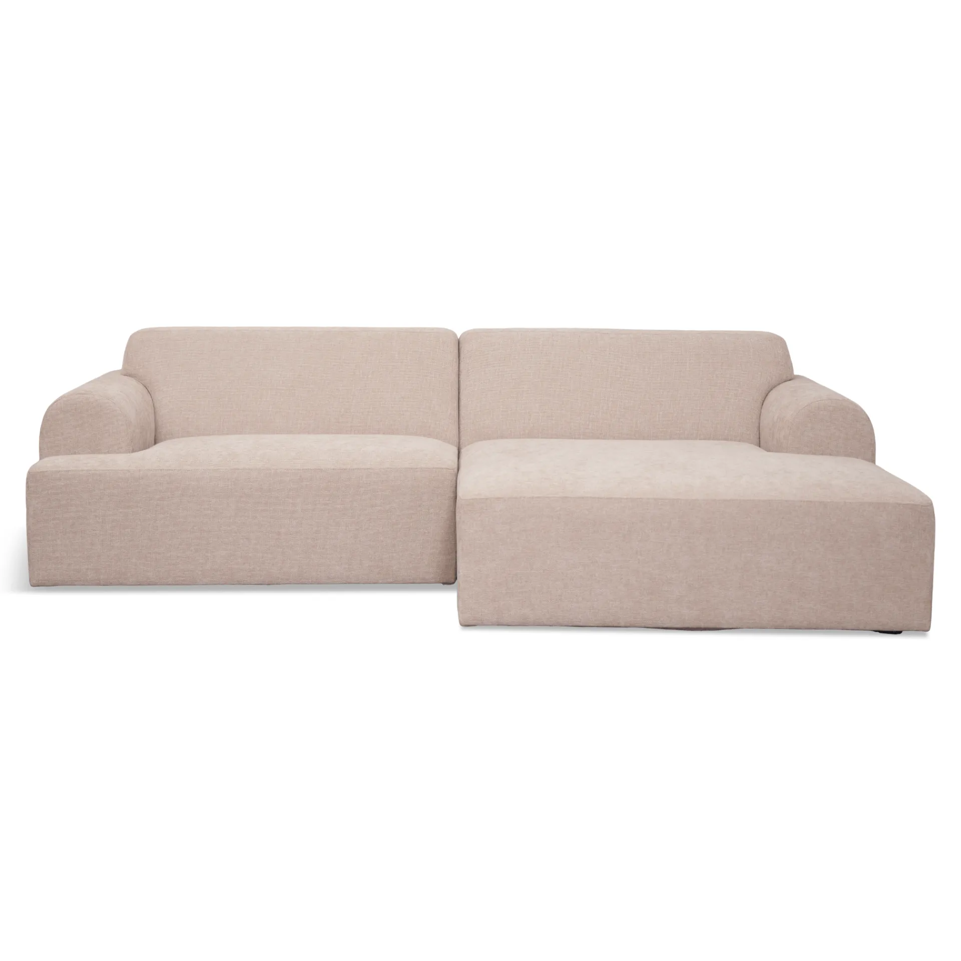 Online Nimara Arianna chaiselong sofa beige - Højrevendt