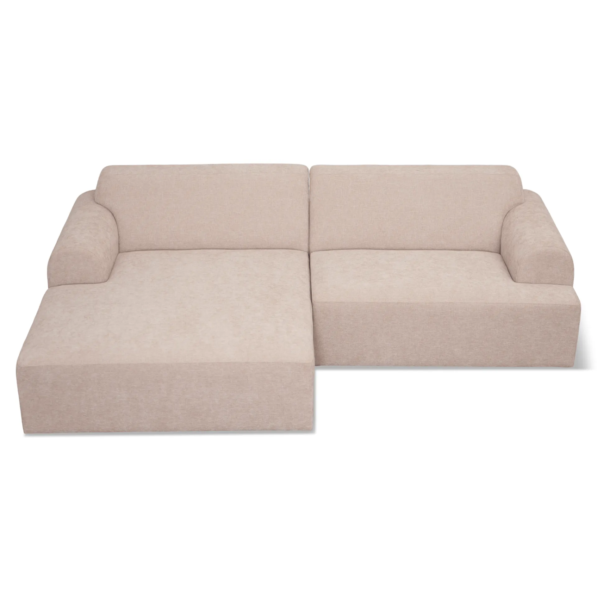 Online Nimara Arianna chaiselong sofa beige - Venstrevendt
