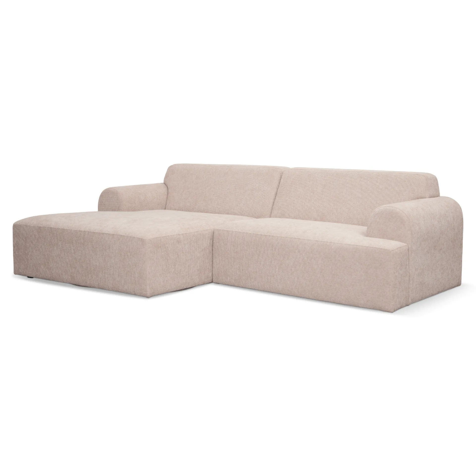 Online Nimara Arianna chaiselong sofa beige - Venstrevendt