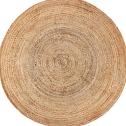 Clearance Nimara Arthur rundt tæppe - Jute Ø220 cm
