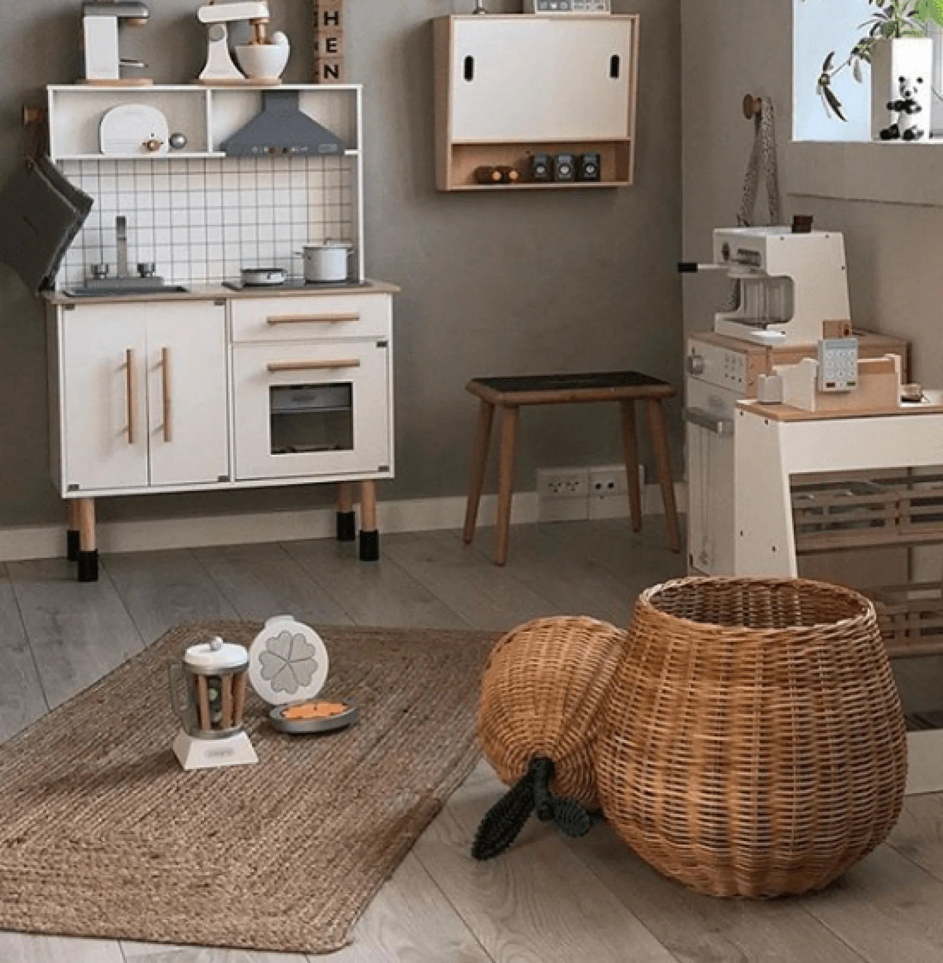 Outlet Nimara Arthur tæppe - Jute 135x65 cm