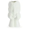 New Nimara Asti keramik vase i hvid 19,8 cm