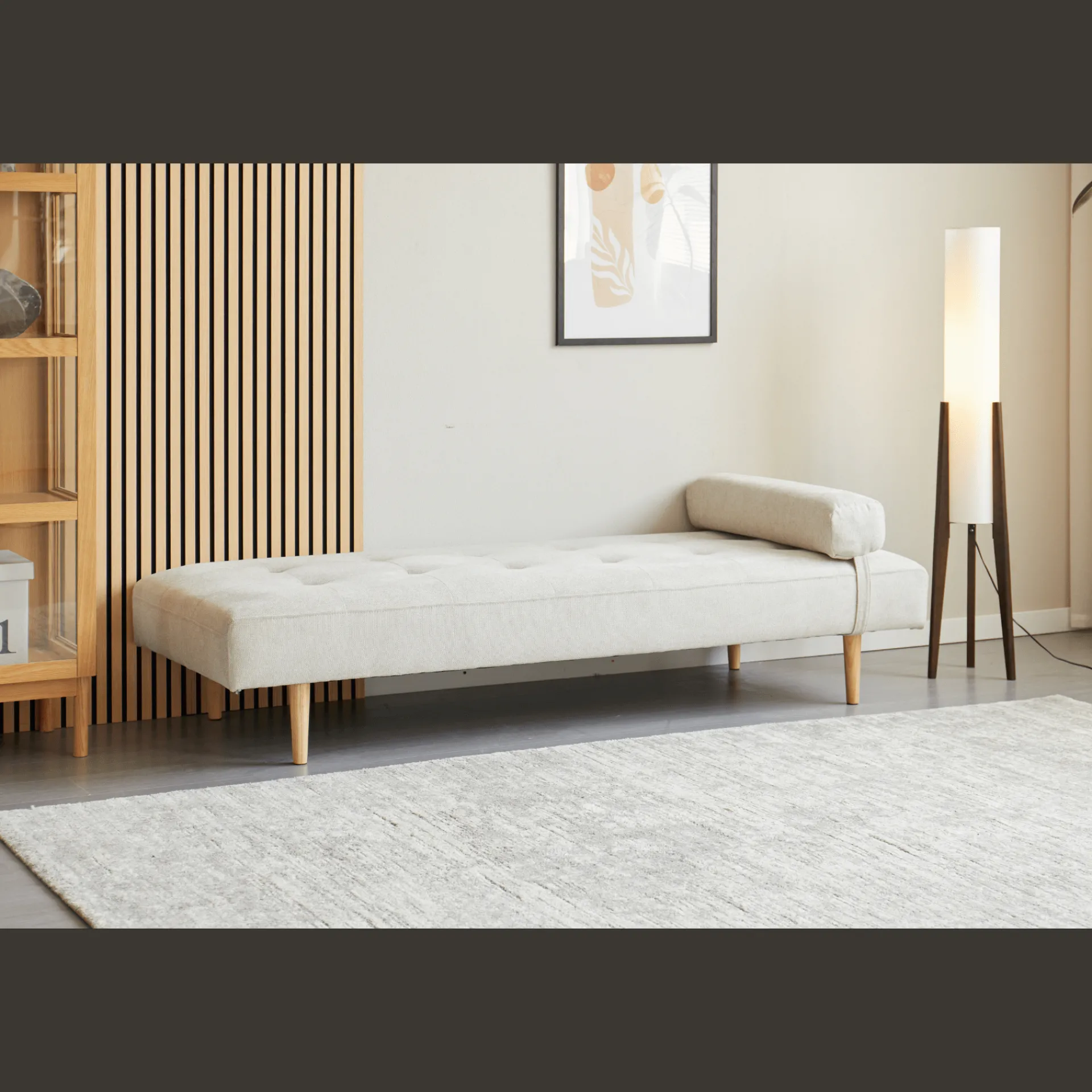 Online Nimara Audrey daybed beige H:56 x B:80 x L:200