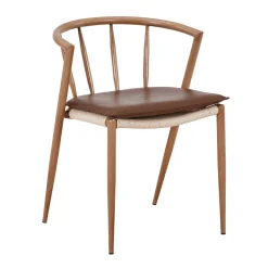 Outlet Nimara Bella - sædehynde i brunt kunstlæder