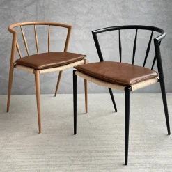 Outlet Nimara Bella - sædehynde i brunt kunstlæder