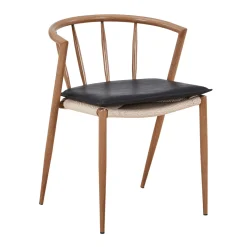 Nimara Bella - Sædehynde i sort kunstlæder