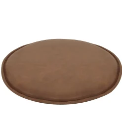 Clearance Nimara Bella - Sædehynde rund i brunt kunstlæder