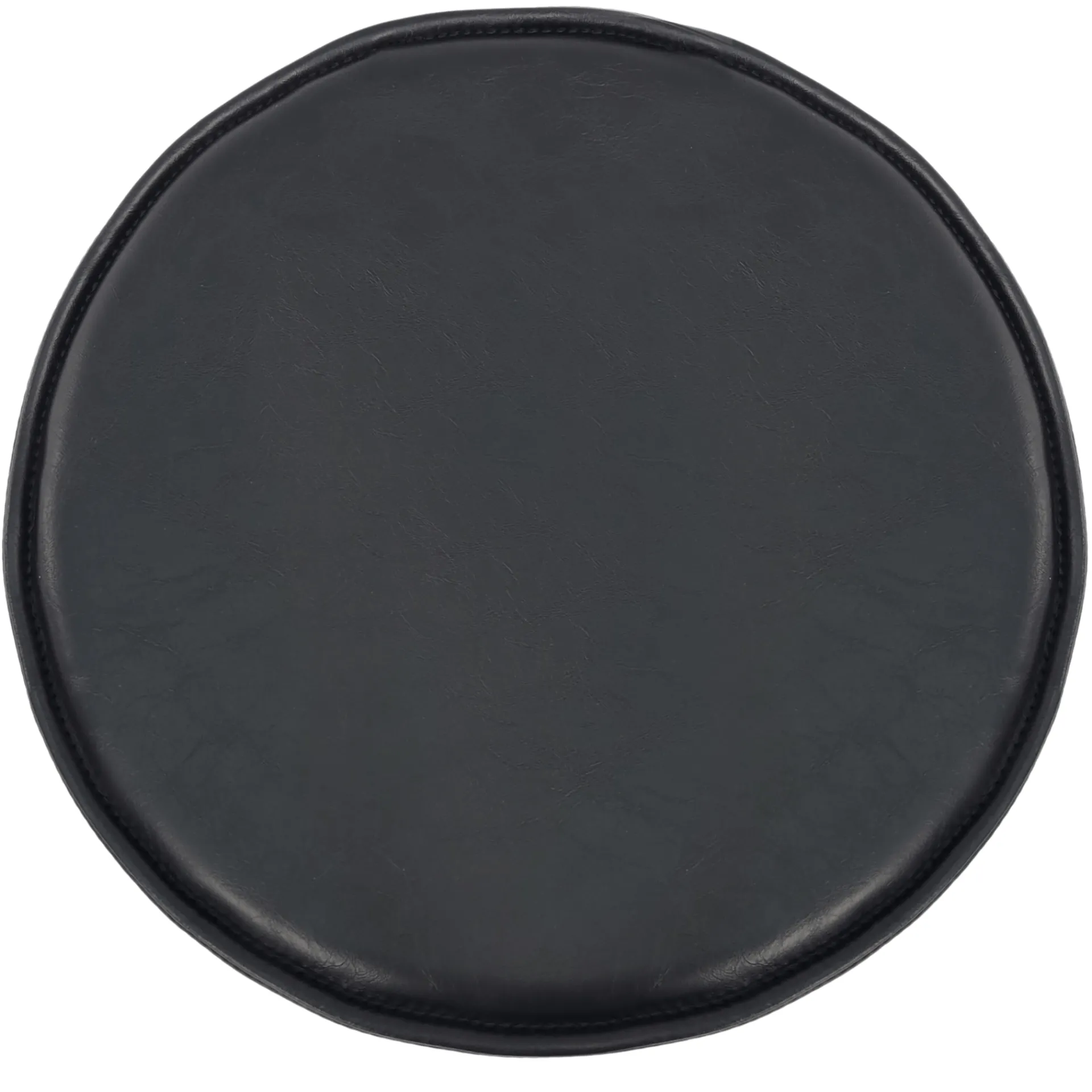 Nimara Bella - Sædehynde rund i sort kunstlæder