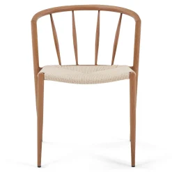 New Nimara Bella spisebordsstol - Egelook med fletsæde