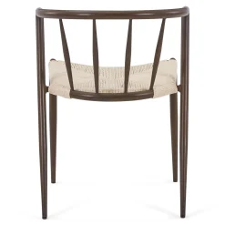 Outlet Nimara Bella spisebordsstol - Røget egelook med fletsæde