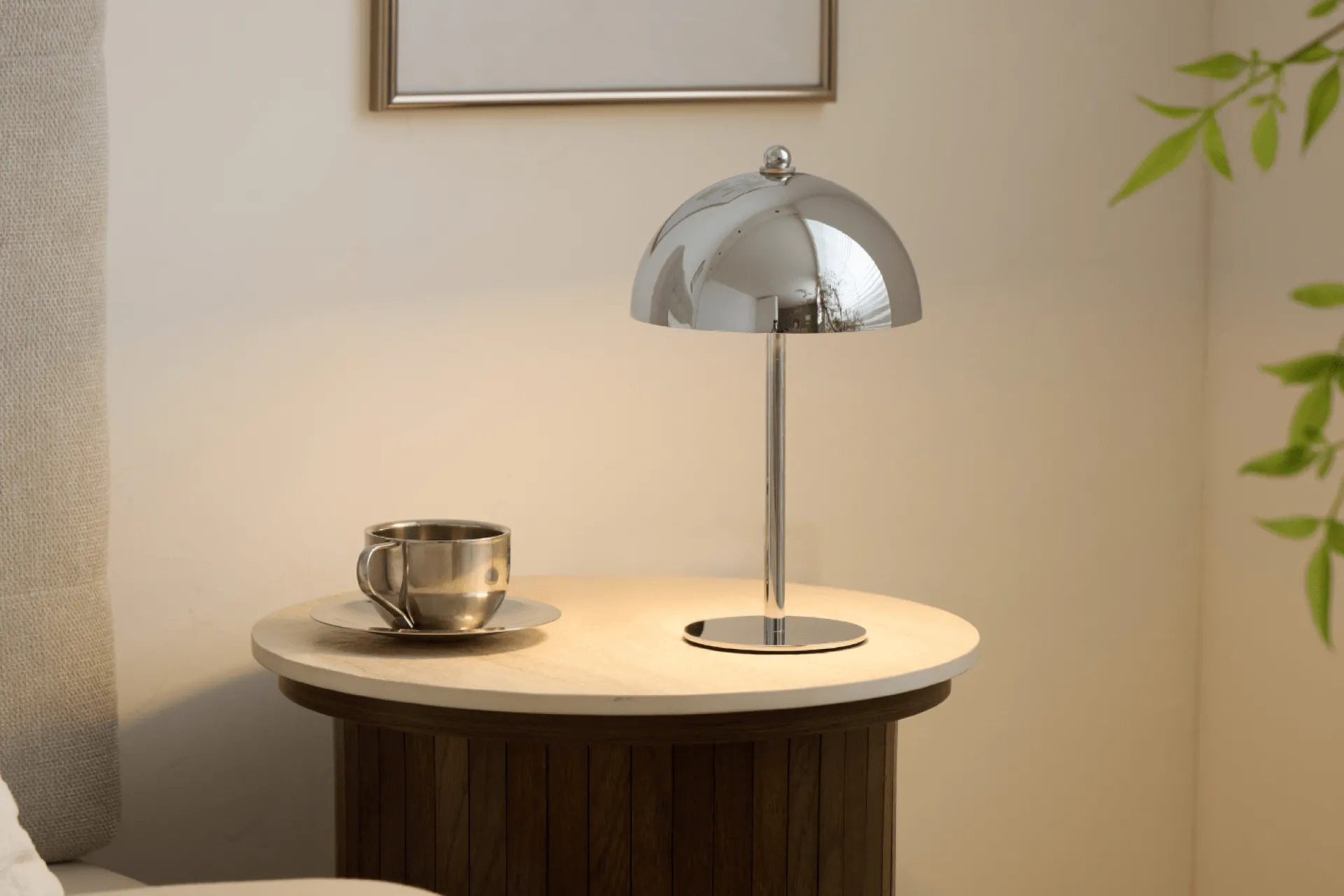 Clearance Nimara Bloom bordlampe Chrome