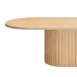 Nimara Bobby - Oval sofabord 120x55x45 cm Eg