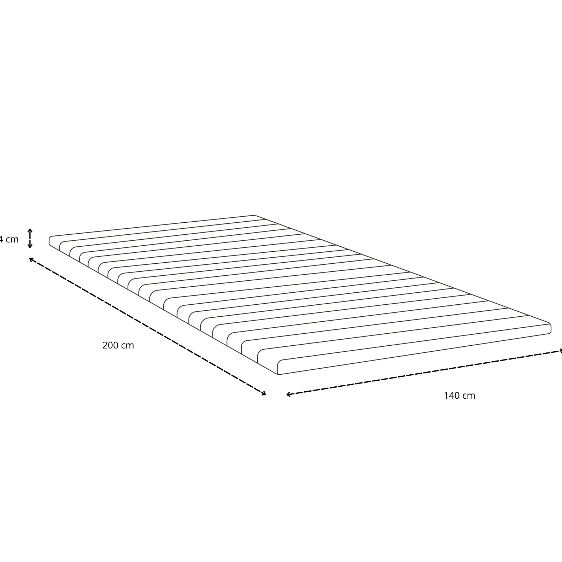 Online Nimara Boxmadras seng i beige 140x200 cm med 4 cm topmadras i PU-skum ekskl. ben