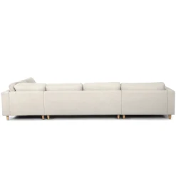 Sale Nimara Brandy - venstrevendt u-sofa i beige med chaiselong - L: 366 x D: 211 x H: 80 cm