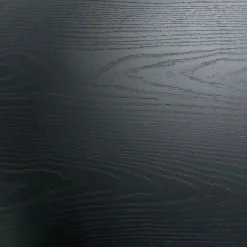 Discount Nimara Carisma rundt lamel spisebord - sort med søjleben - Ø120 cm