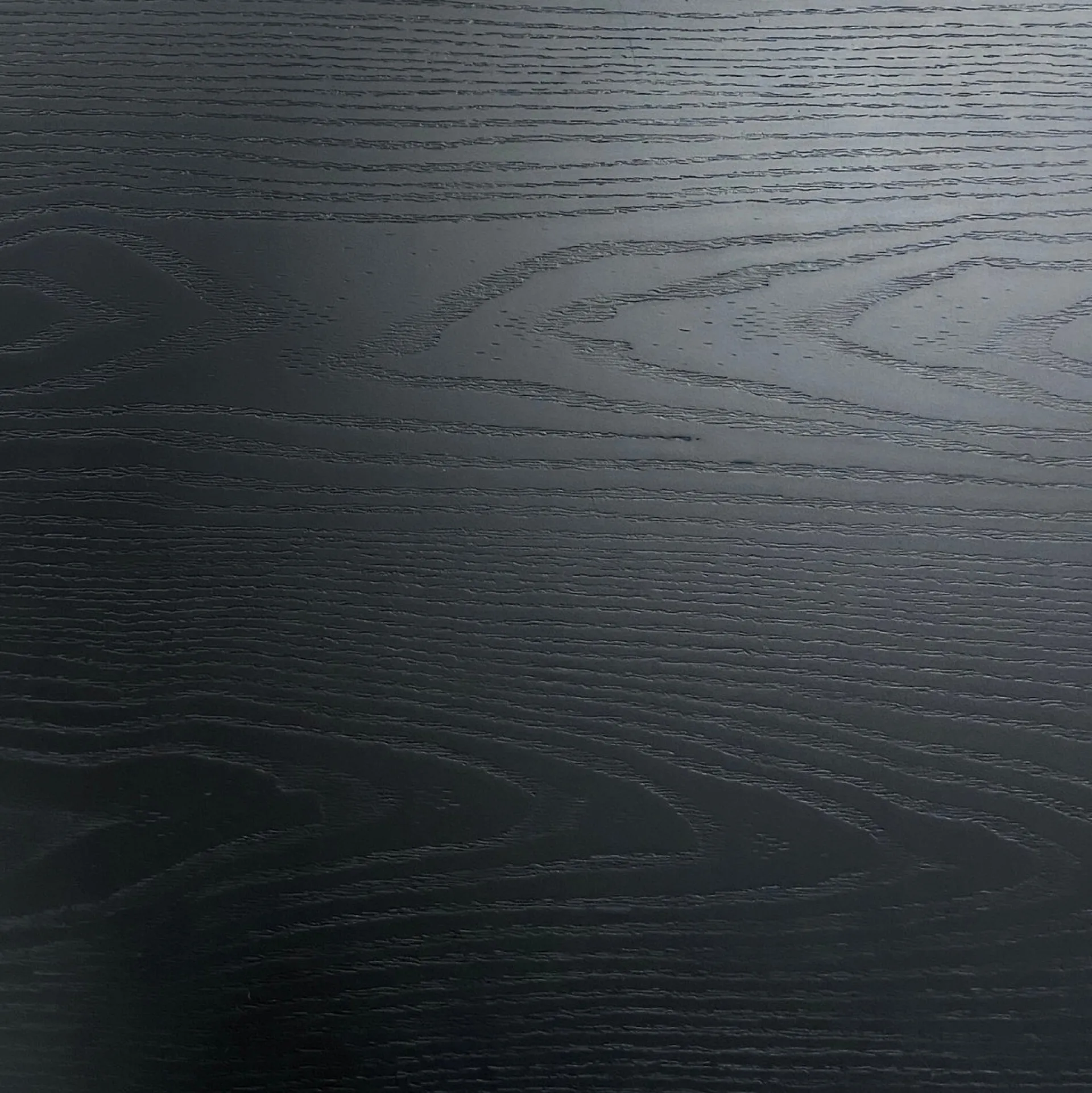 Discount Nimara Carisma rundt lamel spisebord - sort med søjleben - Ø120 cm