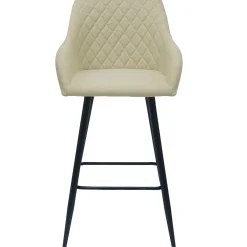 Clearance Nimara Carlo barstol - beige med armlæn 65 cm