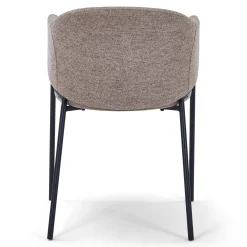 Discount Nimara Carolina spisebordsstol i sand tekstil