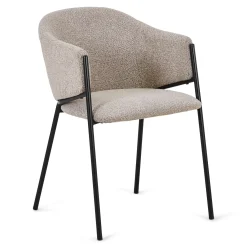 Best Nimara Carolina spisebordsstol i beige boucle