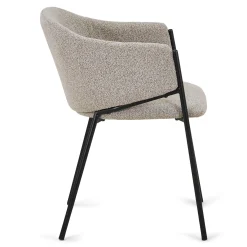 Best Nimara Carolina spisebordsstol i beige boucle