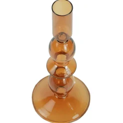 Online Nimara Cora glas lysestage amber 20 cm