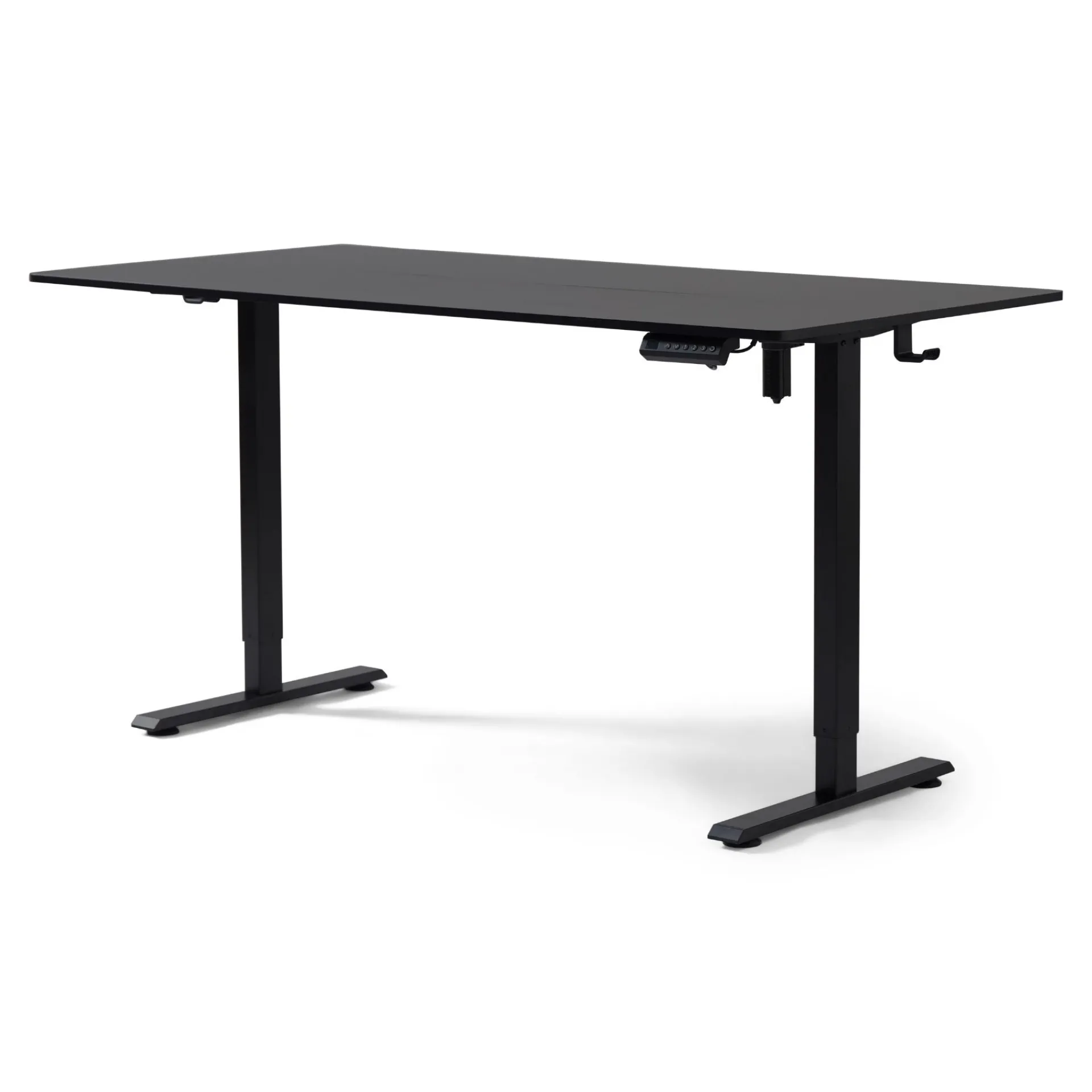 Discount Nimara Damian hæve- og sænkebord skrivebord 160x80 cm i sort