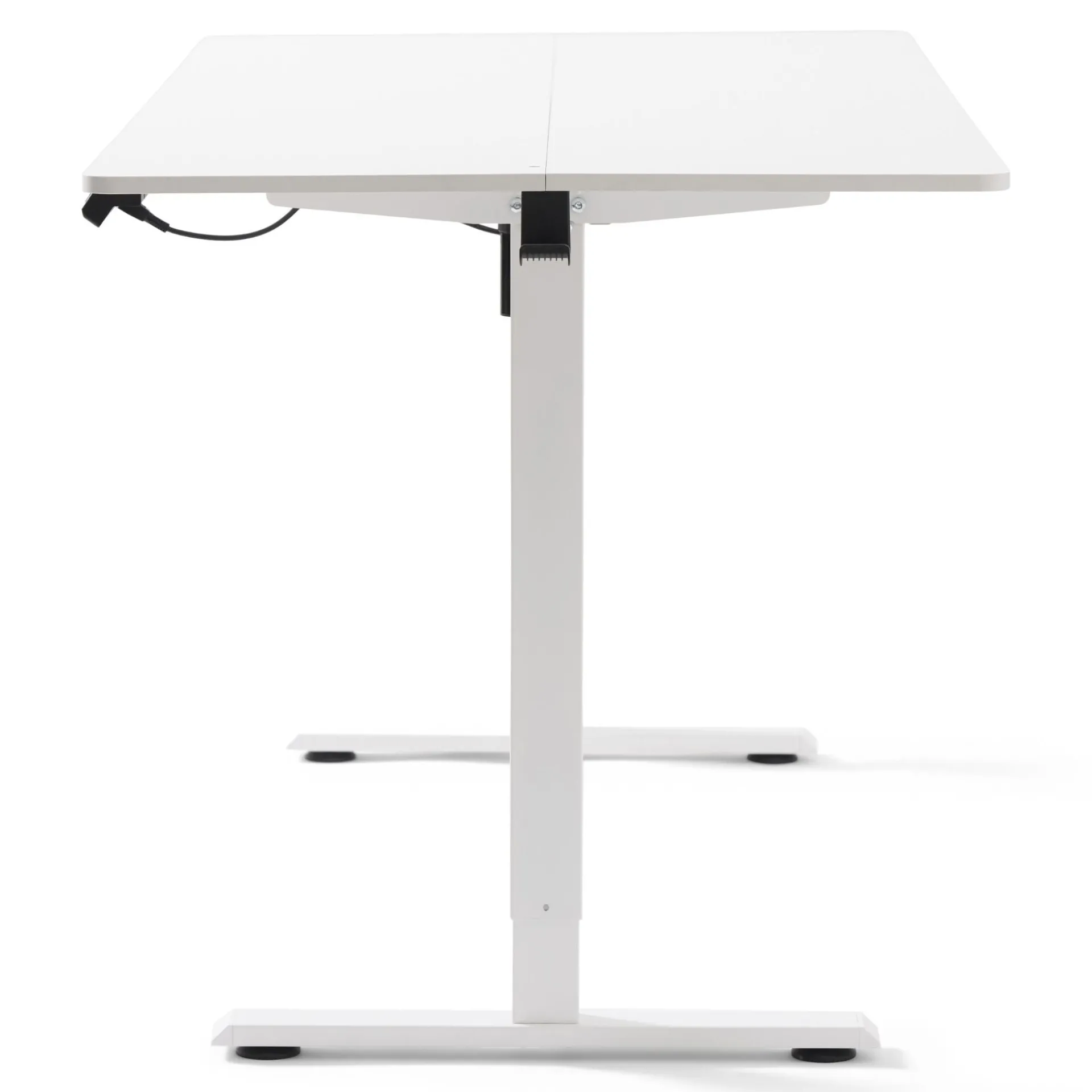 New Nimara Damian hæve- og sænkebord skrivebord 160x80 cm i hvid