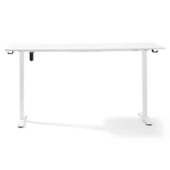New Nimara Damian hæve- og sænkebord skrivebord 160x80 cm i hvid