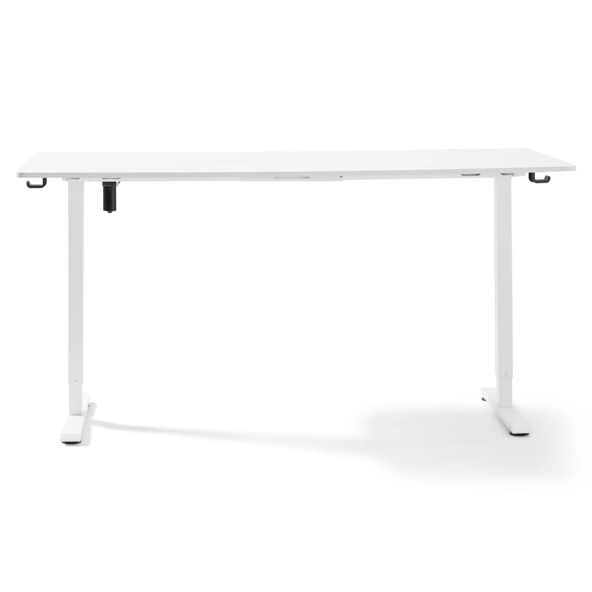 New Nimara Damian hæve- og sænkebord skrivebord 160x80 cm i hvid