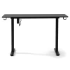 Best Nimara Damian hæve- og sænkebord skrivebord 120x60 cm i sort