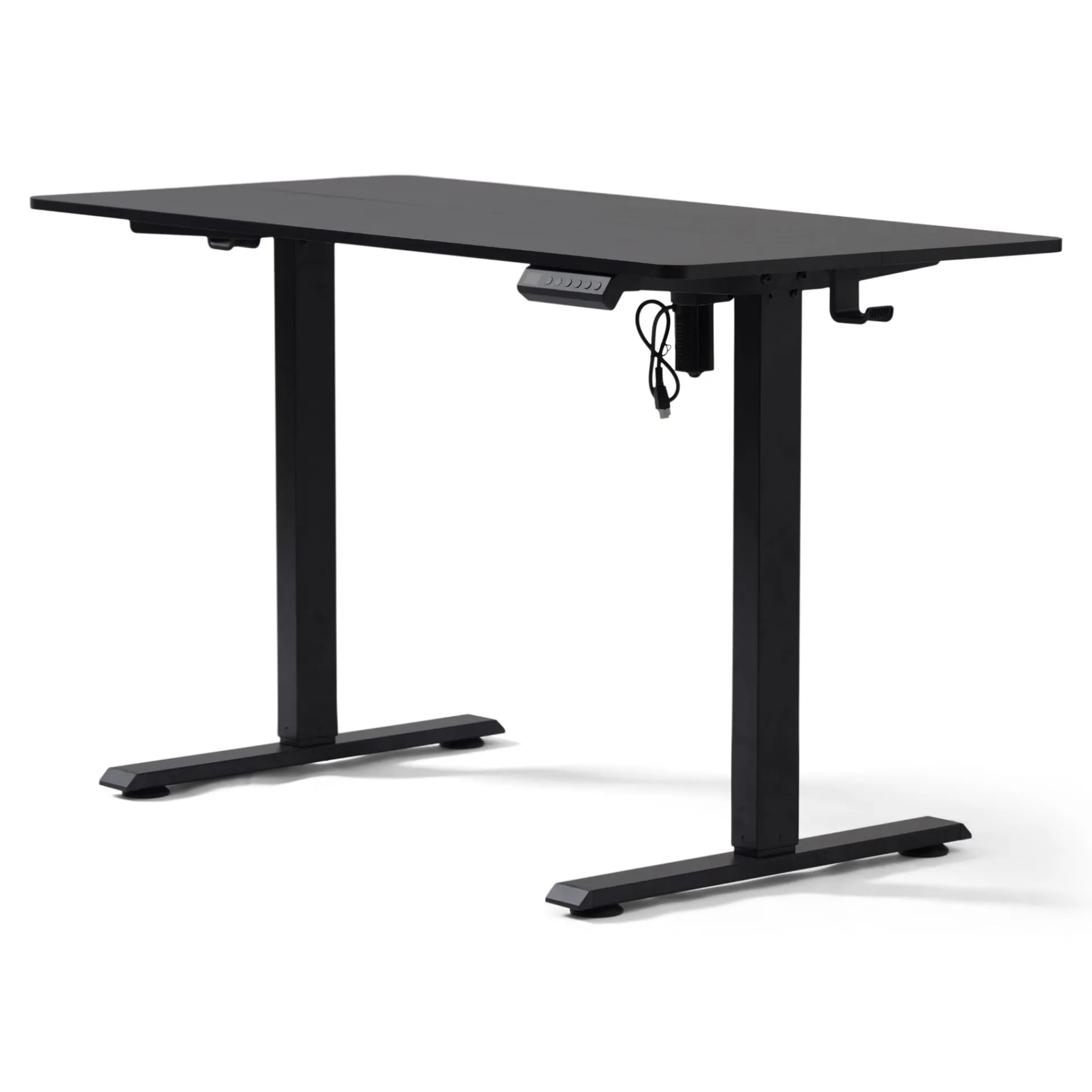 Best Nimara Damian hæve- og sænkebord skrivebord 120x60 cm i sort