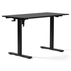 Best Nimara Damian hæve- og sænkebord skrivebord 120x60 cm i sort