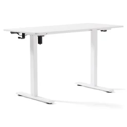 Hot Nimara Damian hæve sænkebord skrivebord 120x60 cm i hvid