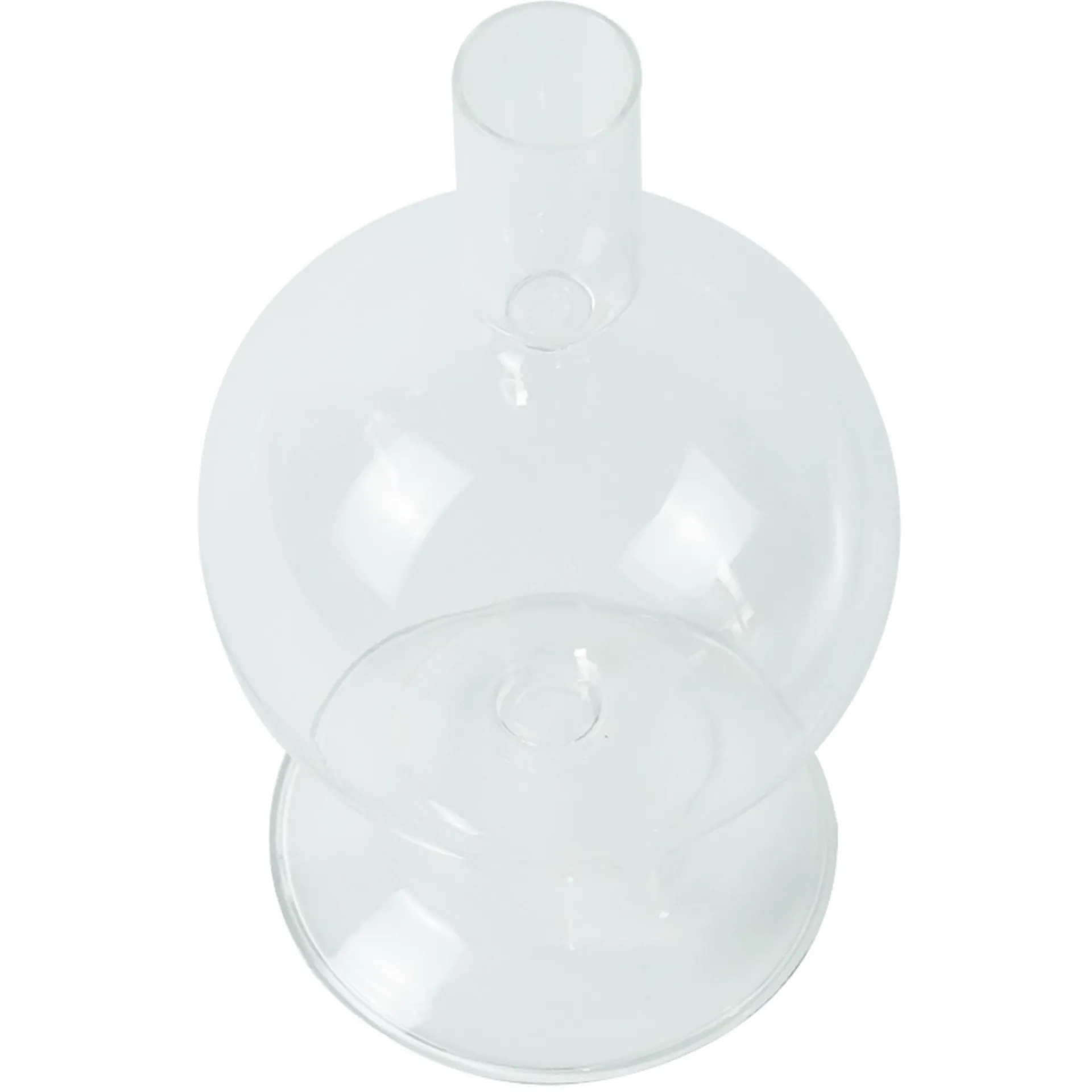 New Nimara Effi glas lysestage klar 20 cm