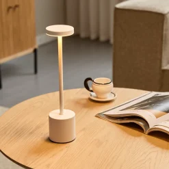 Hot Nimara Elvis LED bordlampe hvid