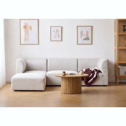 Outlet Nimara Emilia højre- og venstrevendt modul i beige L: 79 X D: 79 X H: 72 cm