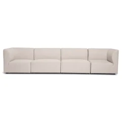 Hot Nimara Emilia modulsofa i beige 4 moduler L: 328 X D: 79 X H: 72 cm