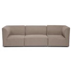 Discount Nimara Emilia modulsofa i sand med 3 moduler L: 243 X D: 79 cm X H: 72 cm
