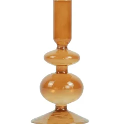 New Nimara Fendi glas lysestage amber 15 cm